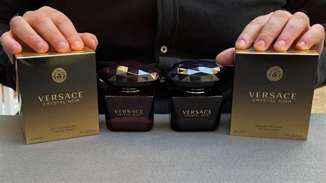 how to spot fake versace crystal noir|versace crystal noir vs bright.